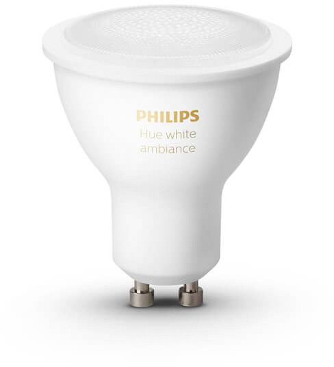 Умные светодиодные  лампы Philips Hue White Ambiance Bluetooth GU10 2 шт (8718699629298) купить в интернет-магазине icover