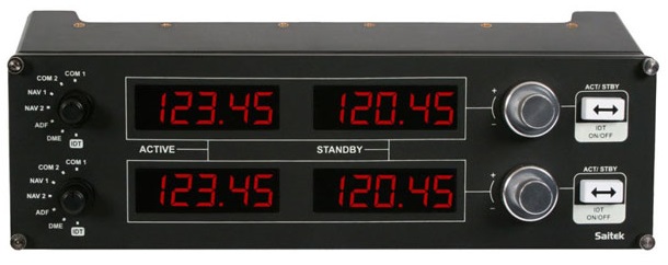 Saitek Pro Flight Radio Panel (PZ69) - многофункциональная панель (Black) купить в интернет-магазине icover