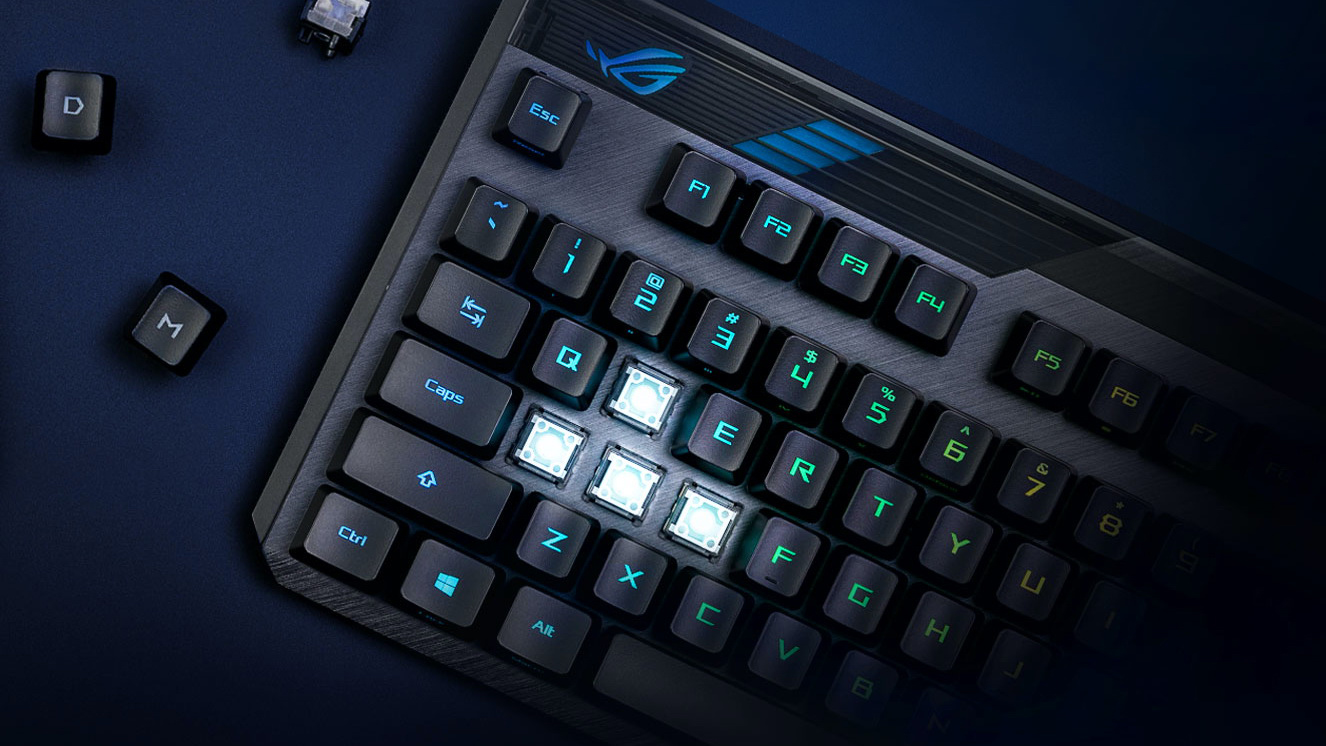 Игровая клавиатура Asus ROG Claymore II (90MP01W0-BKRA00) RX Red USB/2.4GHz (Black) купить в интернет-магазине icover