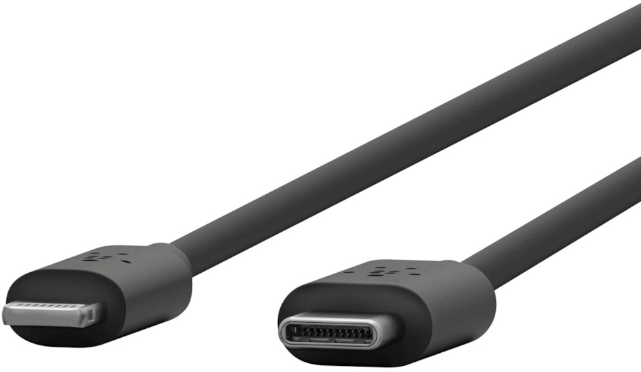 Кабель для iPod, iPhone, iPad Belkin Boost Charge USB-C/Lightning 1.2m F8J239bt04-BLK (Black) купить в интернет-магазине icover