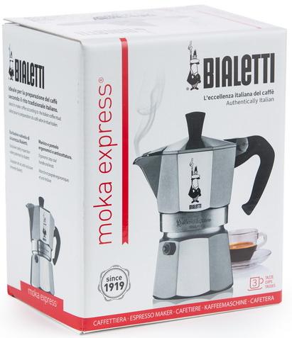 Гейзерная кофеварка Bialetti Moka Express (1162) купить в интернет-магазине icover