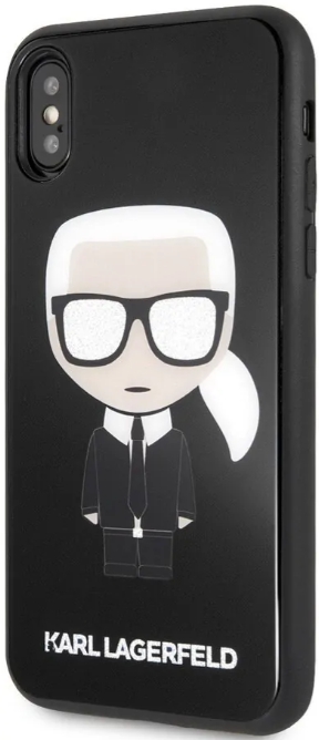 

Чехол Karl Lagerfeld Double Layer (KLHCPXDLFKBK) для iPhone X/Xs (Glitter Black)
