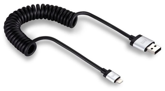 Just Mobile AluCable Twist (DC-188) - кабель USB to Lightning для iPhone/iPod/iPad купить в интернет-магазине icover