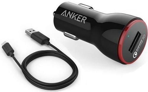 Автомобильное зарядное устройство Anker PowerDrive+ 1 (Black) купить в интернет-магазине icover