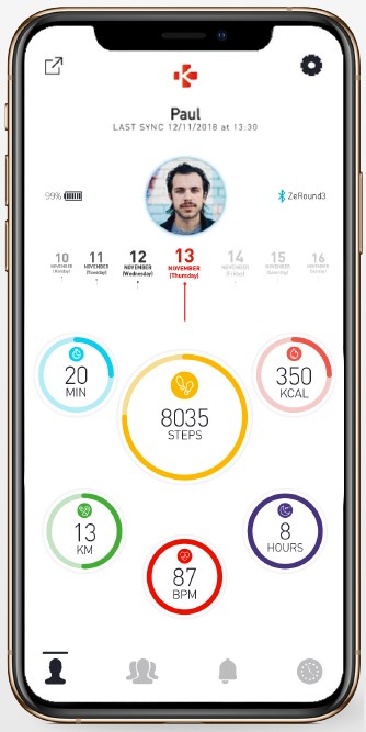 Фитнес-трекер MyKronoz ZeTrack (Pink) купить в интернет-магазине icover