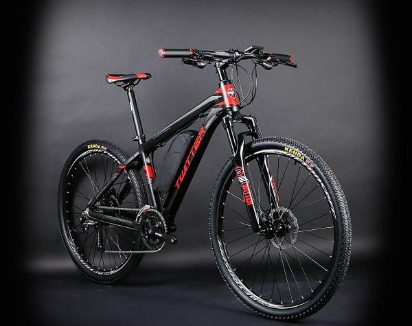 Электровелосипед Twitter MANTIS-E0 17 (Black/Red) купить в интернет-магазине icover