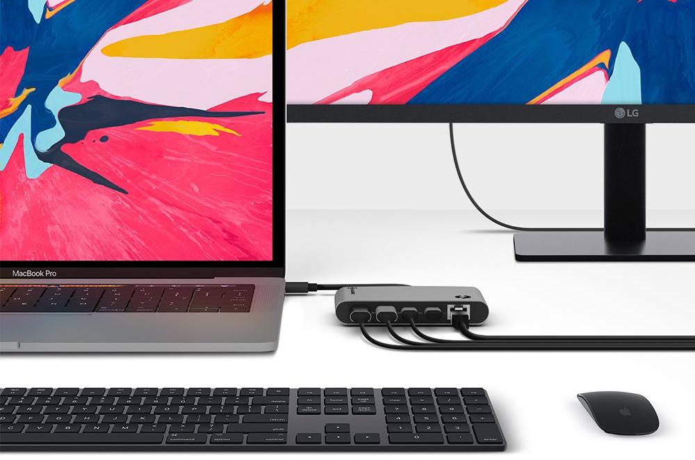 Хаб Alogic ThunderBolt 3 Dual HDMI TB3D2HDPBL-SGR (Space Grey) купить в интернет-магазине icover