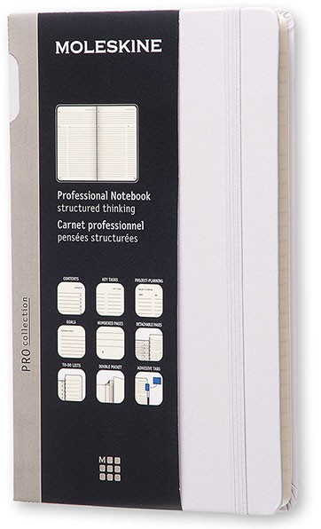 

Блокнот Moleskine Professional Large (PROPFNTB3HG24) в линейку (Grey)