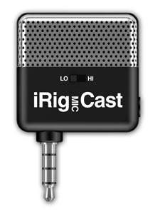 IK Multimedia iRig MIC Cast - внешний микрофон для iPhone/iPod touch/iPad купить в интернет-магазине icover
