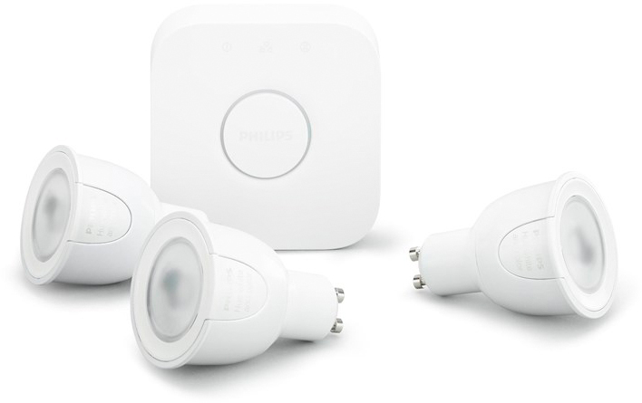 Умные светодиодные лампы Philips Hue White and Color Ambiance GU10 Starter Kit 3 шт (8718699630218) купить в интернет-магазине icover