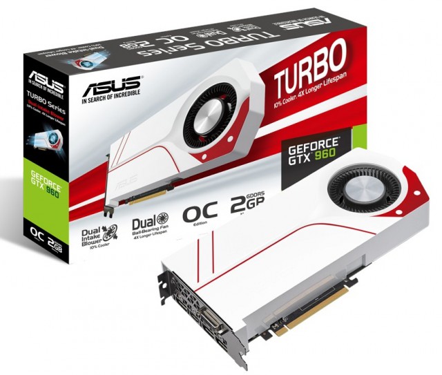 Видеокарта Asus GeForce GTX 960 Turbo 2Gb 128bit (TURBO-GTX960-OC-2GD5) купить в интернет-магазине icover