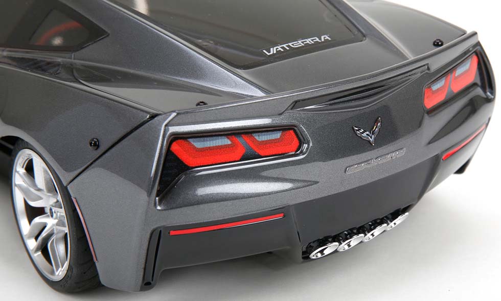 Vaterra Chevrolet Corvette Stingray V100-S 1:10 - радиоуправляемый автомобиль (Black) купить в интернет-магазине icover