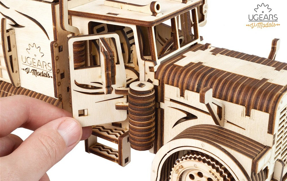 3D-пазл UGears Тягач VM-03 (70056) купить в интернет-магазине icover