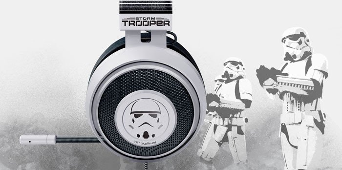 Игровая гарнитура Razer Kraken Multi-Platform RZ04-02830600-R3M1 (Stormtrooper Edition) купить в интернет-магазине icover