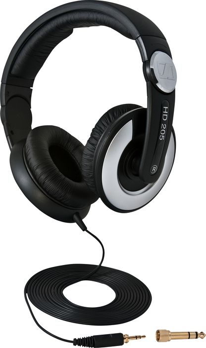 Накладные наушники Sennheiser HD 205 II 504292 (Black) купить в интернет-магазине icover