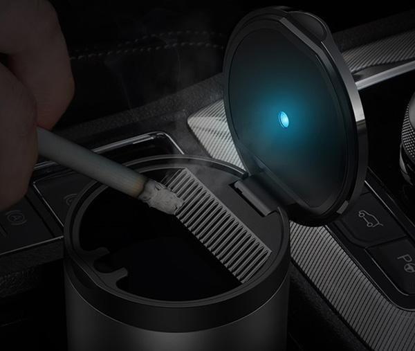 Автомобильная пепельница Baseus Premium Car Ashtray (Black) купить в интернет-магазине icover