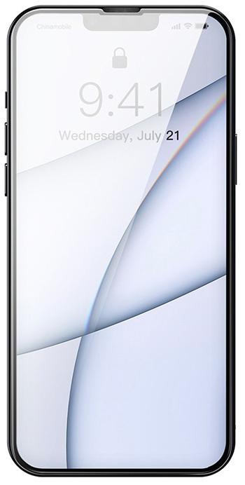 Защитное стекло Baseus 0.3mm Full-screen and Full-glass Tempered Glass Film (SGQP010201) для iPhone 13 Pro Max (Black) купить в интернет-магазине icover