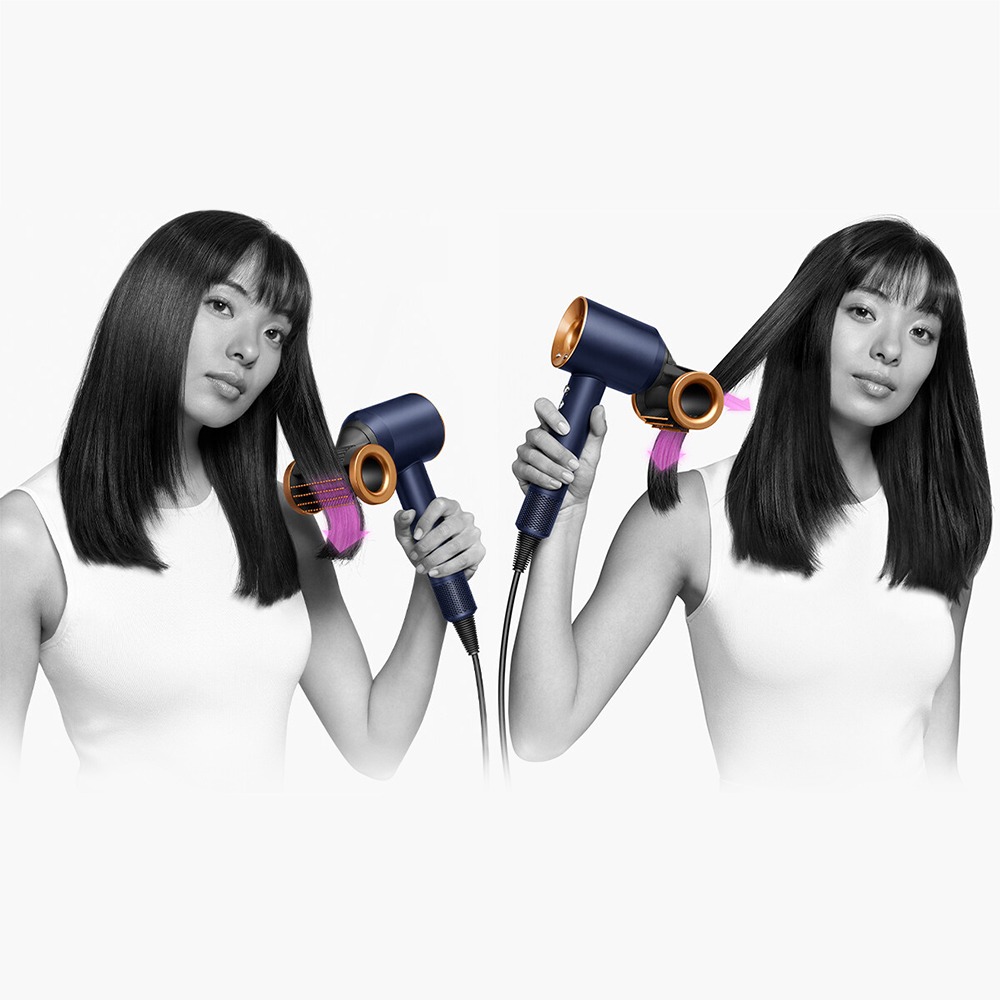 Фен с кейсом Dyson Supersonic HD15 HK (3-pin) 460028-01 (Prussian Blue/Bright Copper) купить в интернет-магазине icover