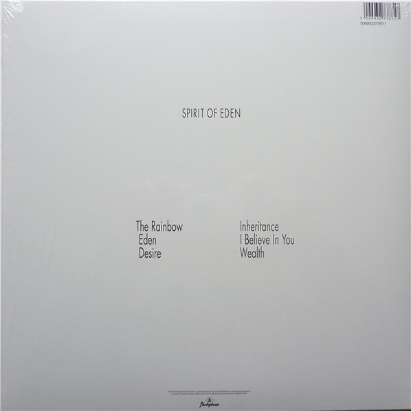 Виниловая пластинка Talk Talk - Spirit Of Eden (2012) купить в интернет-магазине icover