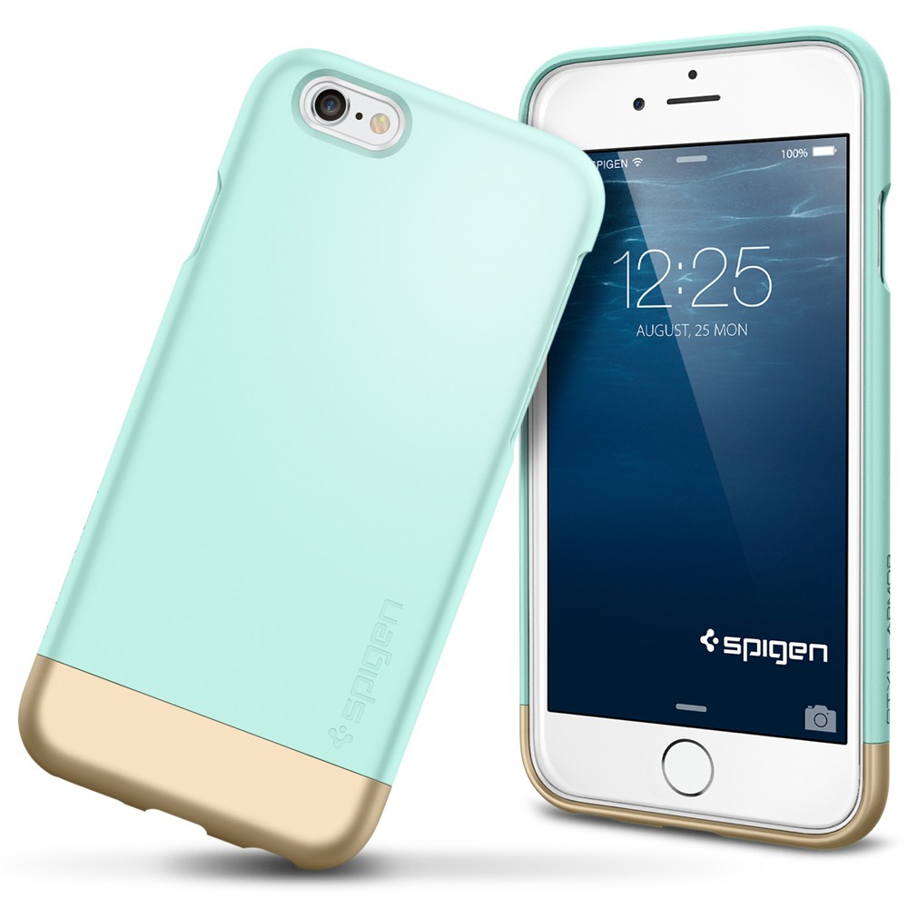 Spigen Style Armor Series (SGP11046) - чехол для iPhone 6 4.7" (Mint) Spigen Style Armor Series (SGP11046) - чехол для iPhone 6 4.7" (Mint)