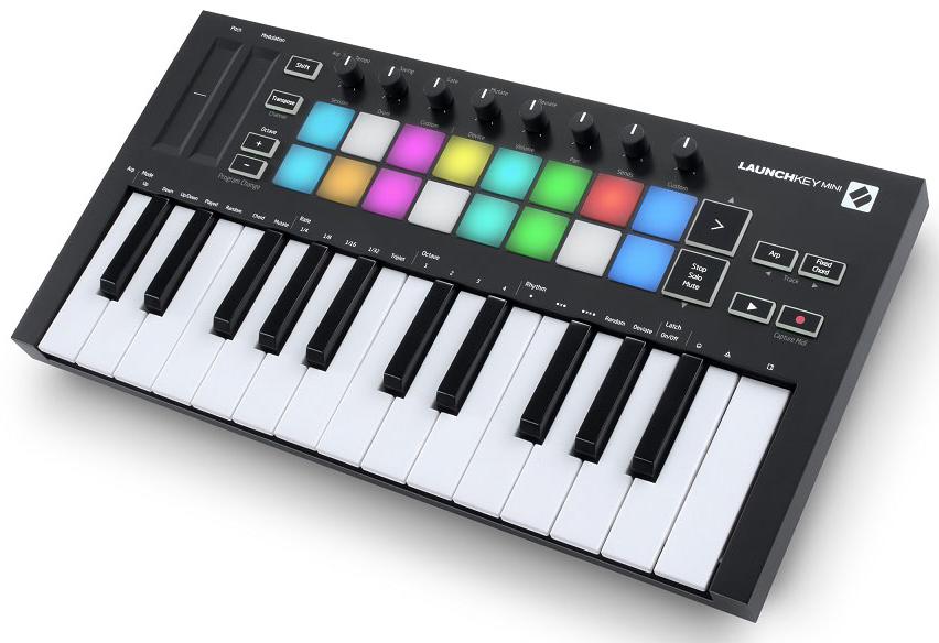 MIDI-клавиатура Novation Launchkey Mini MK3 (Black) купить в интернет-магазине icover