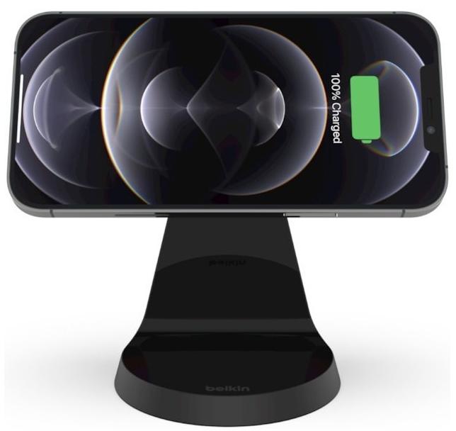 Беспроводное зарядное устройство Belkin Boost Charge MagSafe (WIB003vfBK) для iPhone 12/13 (Black) купить в интернет-магазине icover