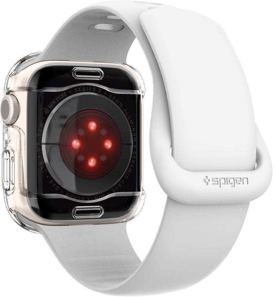 Spigen Ultra Hybrid (ACS04188) для Apple Watch 7 / 8 41mm (Clear) купить в интернет-магазине icover