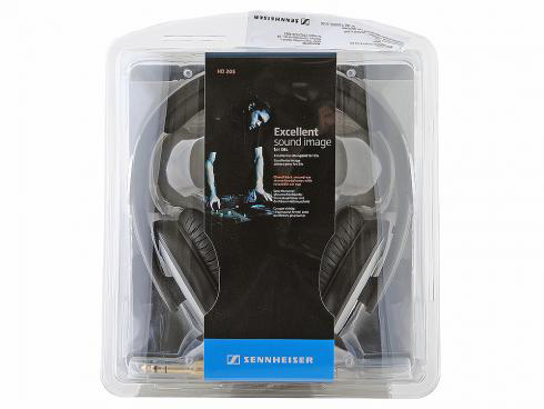 Накладные наушники Sennheiser HD 205 II 504292 (Black) купить в интернет-магазине icover