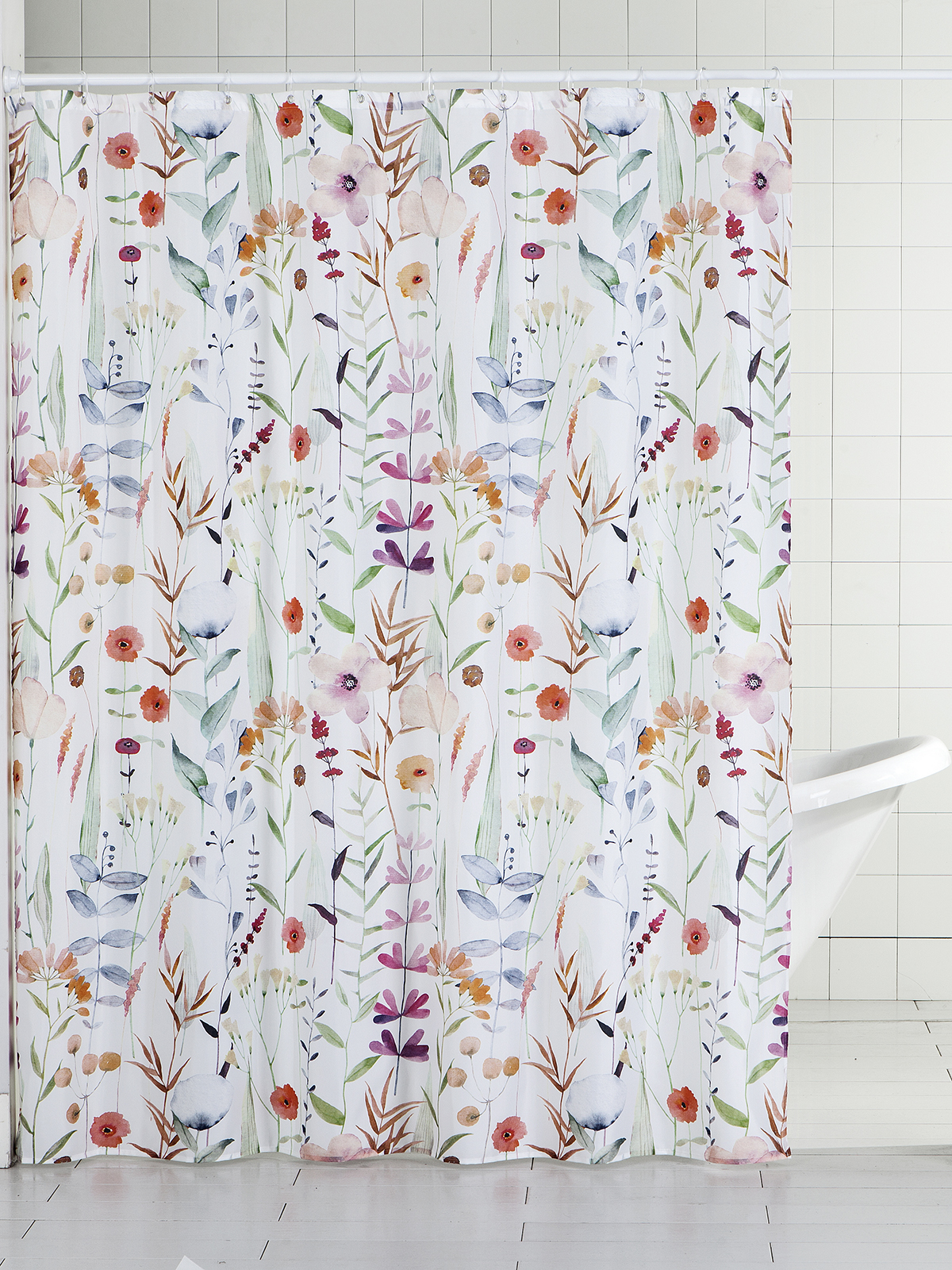 Штора для ванной комнаты Ridberg 180x200 см (Flowers 3) купить в интернет-магазине icover