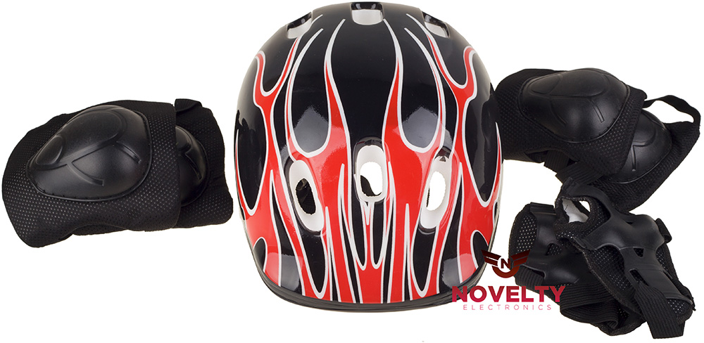 Детский защитный комплект Novelty Electronics Kids Protective Kit (Black/Red) купить в интернет-магазине icover
