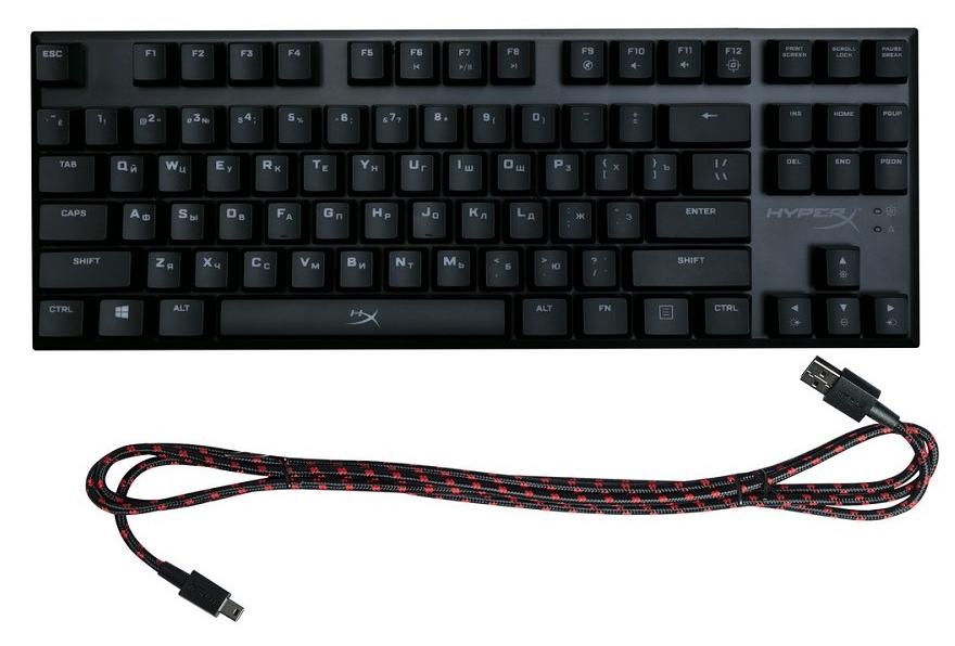 Игровая клавиатура HyperX Alloy FPS Pro Cherry MX Red HX-KB4RD1-RU/R1 (Black) купить в интернет-магазине icover