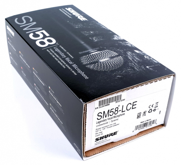 Кардиоидный динамический вокальный микрофон Shure SM58-LCE (Black) купить в интернет-магазине icover