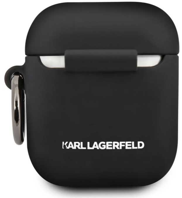 Чехол Karl Lagerfeld Silicone Case (KLACA2SILCHBK) для AirPods (Black) купить в интернет-магазине icover