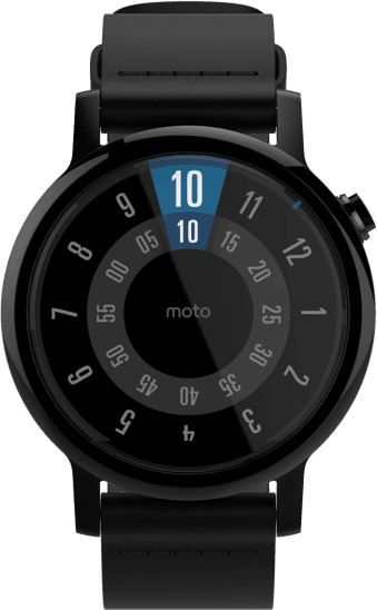 Motorola MOTO 360 2nd Gen 42mm - умные часы (Black Leather) купить в интернет-магазине icover