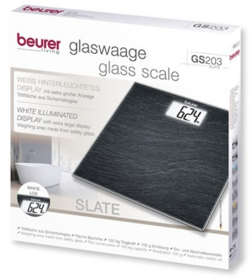 Напольные весы Beurer GS203 (Slate) купить в интернет-магазине icover