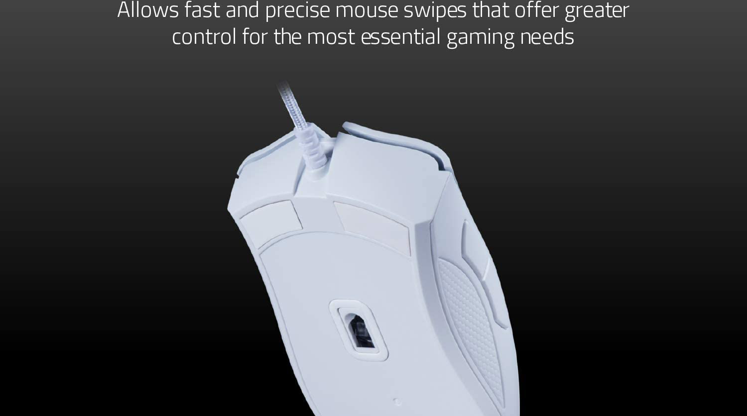 Игровая мышь Razer DeathAdder Essential 2021 RZ01-03850200-R3M1 (White) купить в интернет-магазине icover