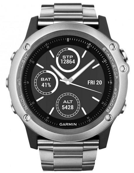 Спортивные часы Garmin Fenix 3 HR 010-01338-79 (Silver/Titanium) купить в интернет-магазине icover
