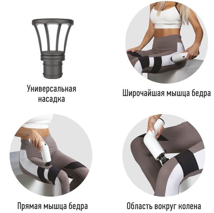 Перкуссионный массажер Yamaguchi Massage Gun PRO (White) купить в интернет-магазине icover