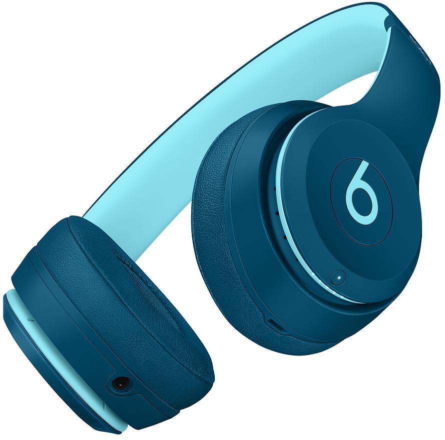 Беспроводные наушники Beats Solo3 Wireless On-Ear Headphones Beats Pop Collection (Pop Blue) купить в интернет-магазине icover