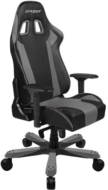 DXRacer OH/KS06/NG - компьютерное кресло (Black/Grey) купить в интернет-магазине icover