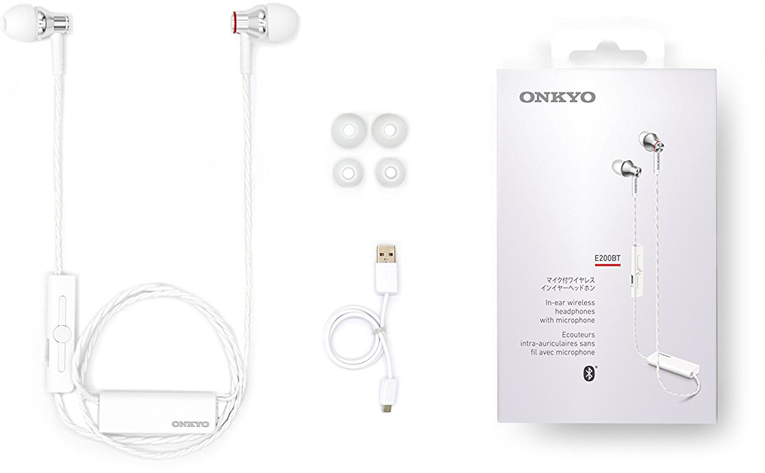 Bluetooth-наушники Onkyo E200BT с микрофоном (White) купить в интернет-магазине icover