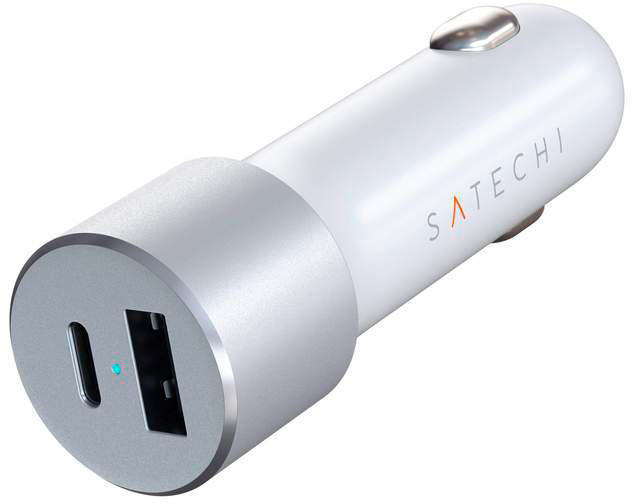 Автомобильное зарядное устройство Satechi 72W Type-C PD ST-TCPDCCS (Silver) купить в интернет-магазине icover