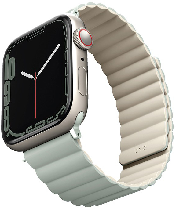 Ремешок Uniq Revix (41MM-REVSAGBEG) для Apple Watch 41 / 40 / 38 mm (Sage/Beige) купить в интернет-магазине icover