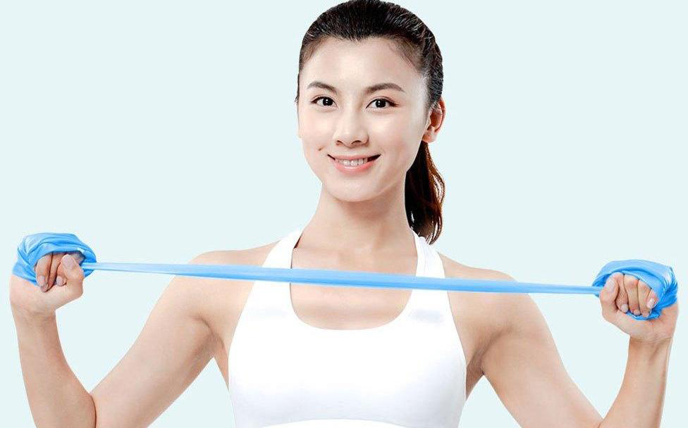 Лента для фитнеса Yunmai Elastic Band 0.45mm YMTB-T401 (Blue) купить в интернет-магазине icover