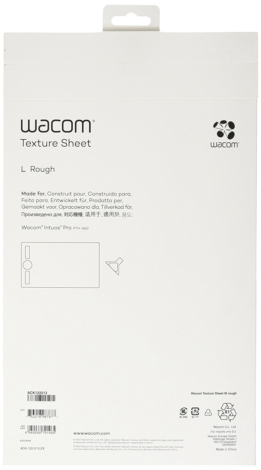Сменная накладка Wacom Texture Sheet Rough L (ACK122313) для Intuos Pro Large/Intuos Pro Paper Edition Large (Black) купить в интернет-магазине icover