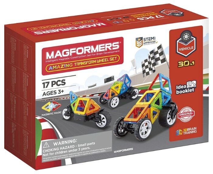 

Магнитный конструктор Magformers Amazing Transform Wheel Set (707019)