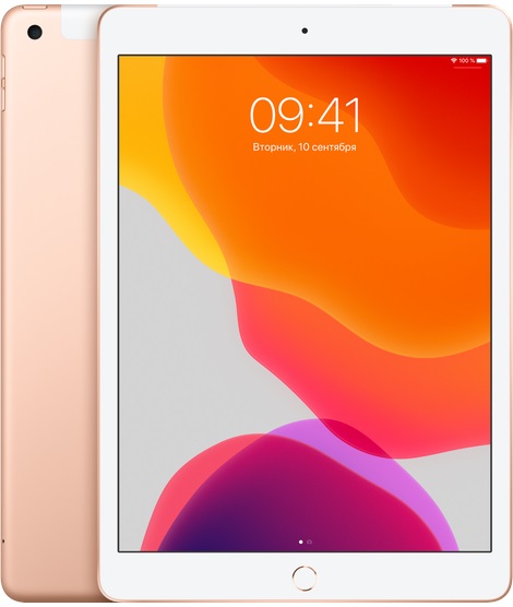 

Планшет Apple iPad 2019 10.2 Wi-Fi + Cellular 32Gb MW6D2RU/A (Gold)