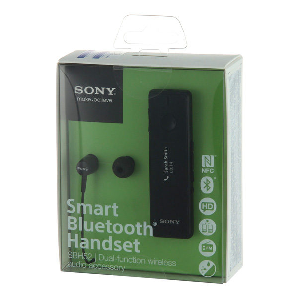 Sony SBH52 (1277-2296) - стерео Bluetooth-гарнитура (Black) купить в интернет-магазине icover