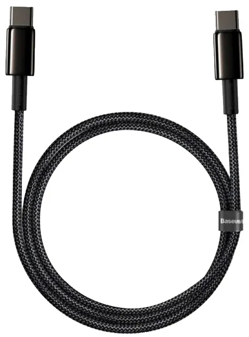 Кабель Baseus Tungsten CATWJ-01 USB-C 100W 1m (Black) купить в интернет-магазине icover