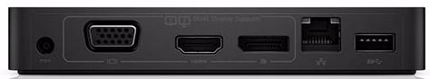 Док-станция Dell Docking Station Dual Video D1000 для ноутбуков (Black) купить в интернет-магазине icover